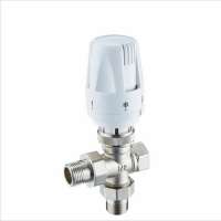 DN15 DN20 DN25 NPT and BSP Thread Forged Heating Radiator 3-way thermostatic temperature control valve radiator valve